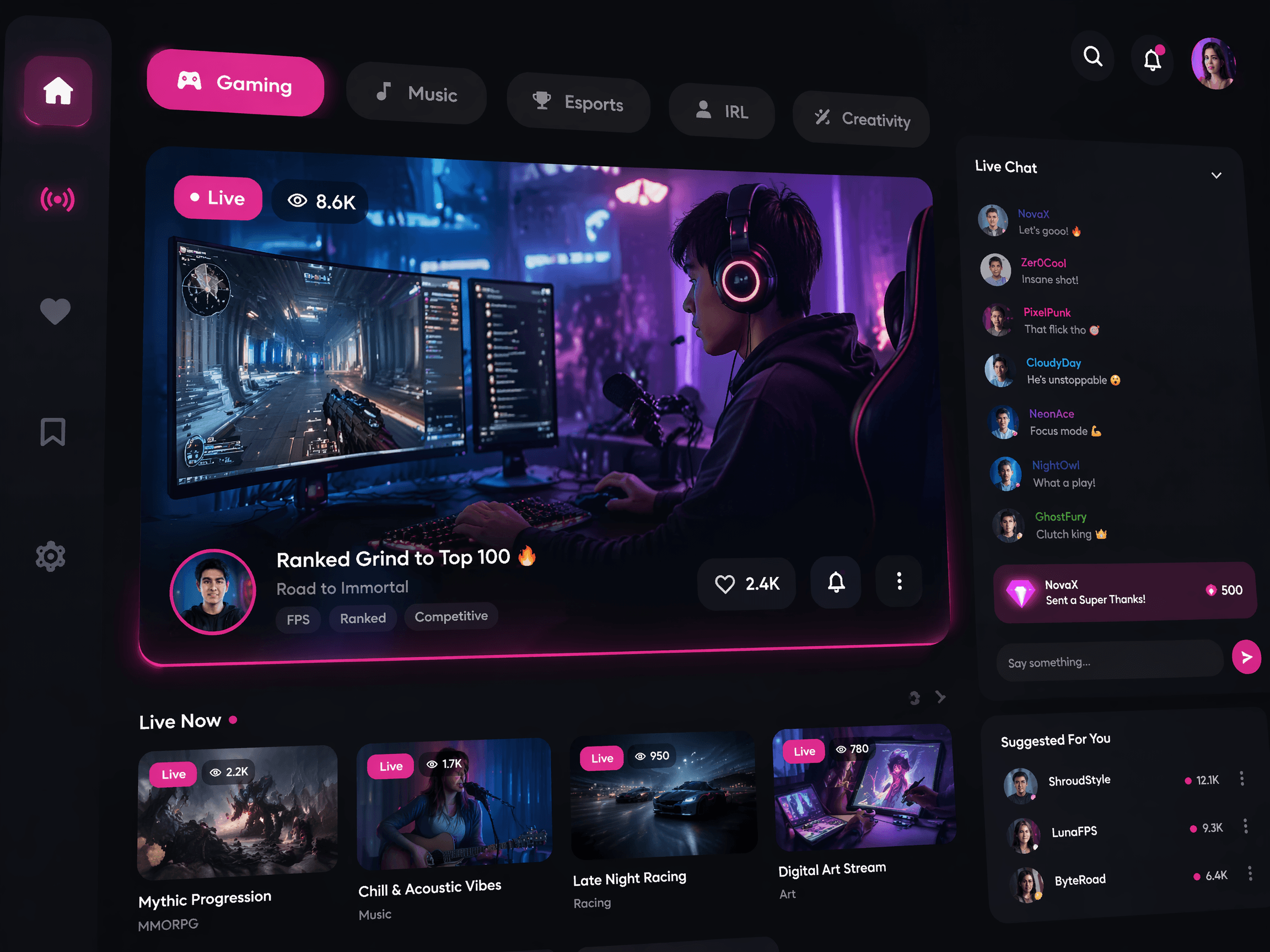Go Live